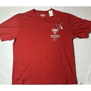 Mad Engine Bottoms Up Red Shirt Size XXL NWT